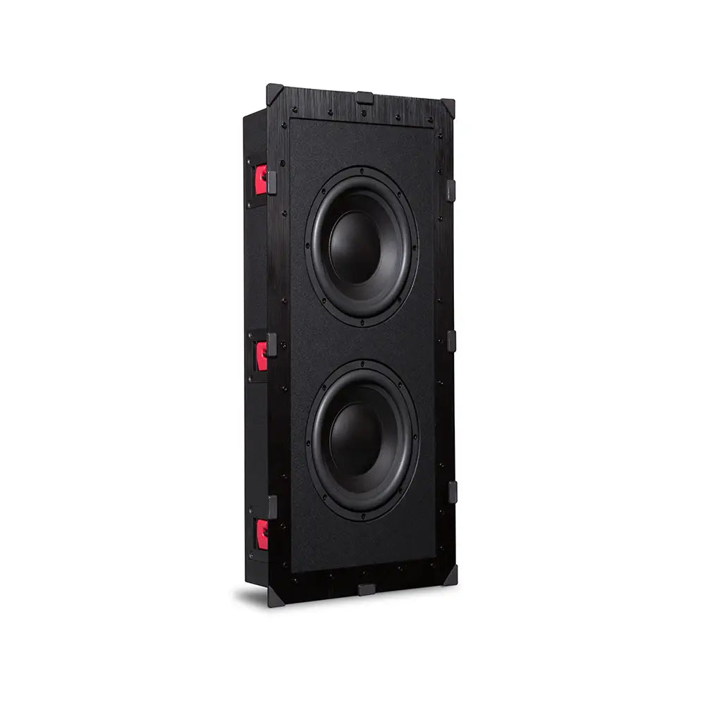 Dual 8 inch in -wall subwoofer