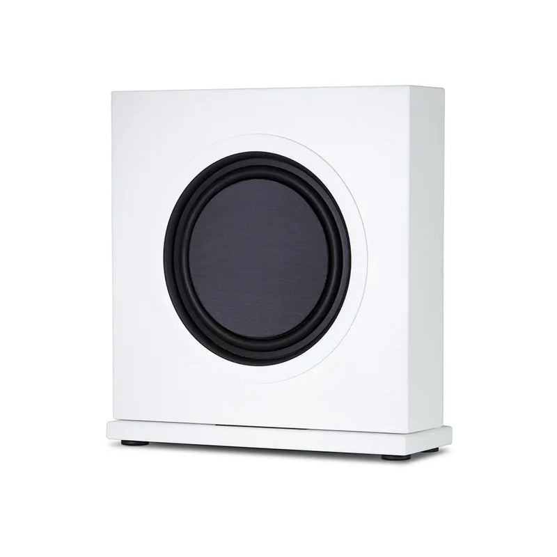 in-room slim subwoofer - white