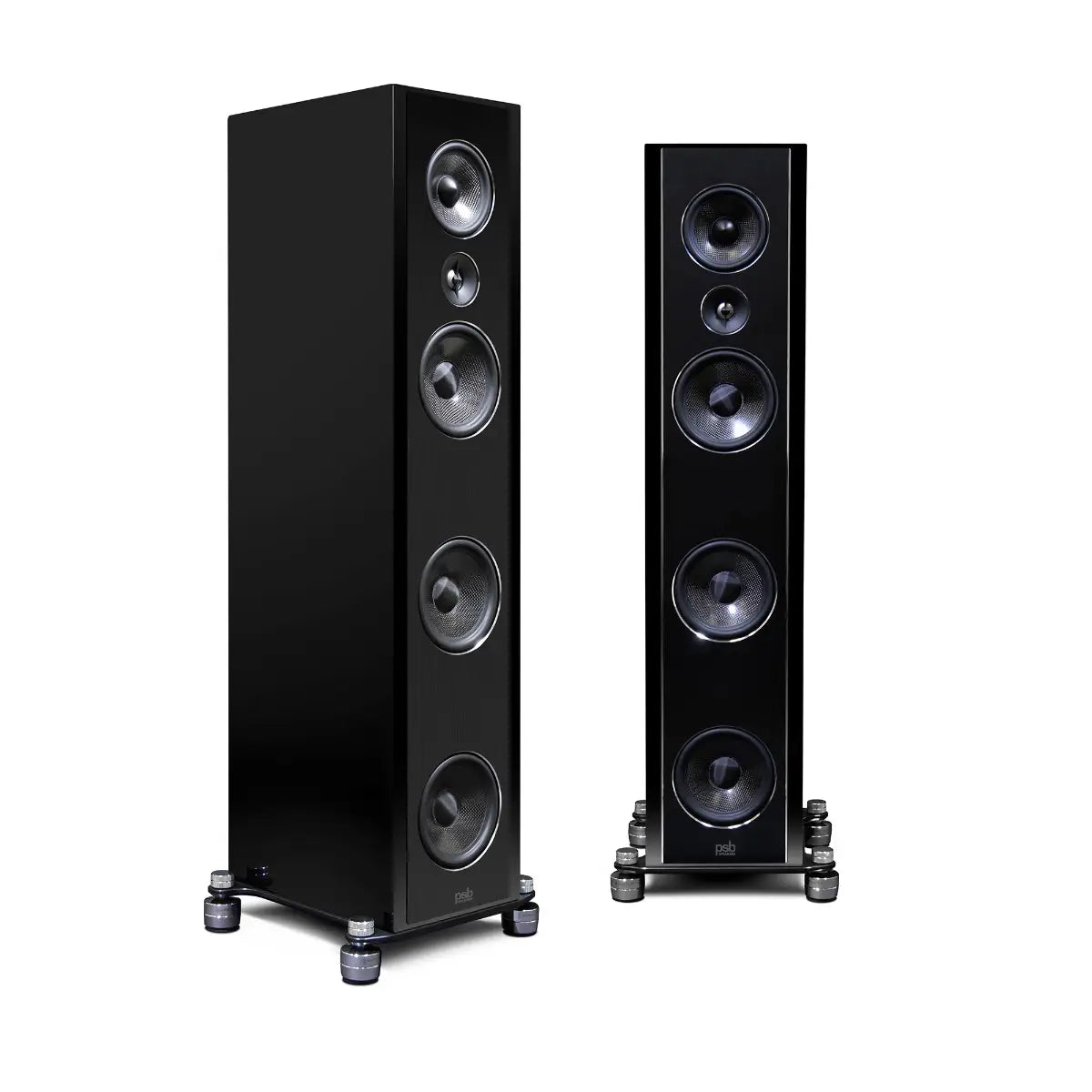 Gloss Black T600 Loudspeakers