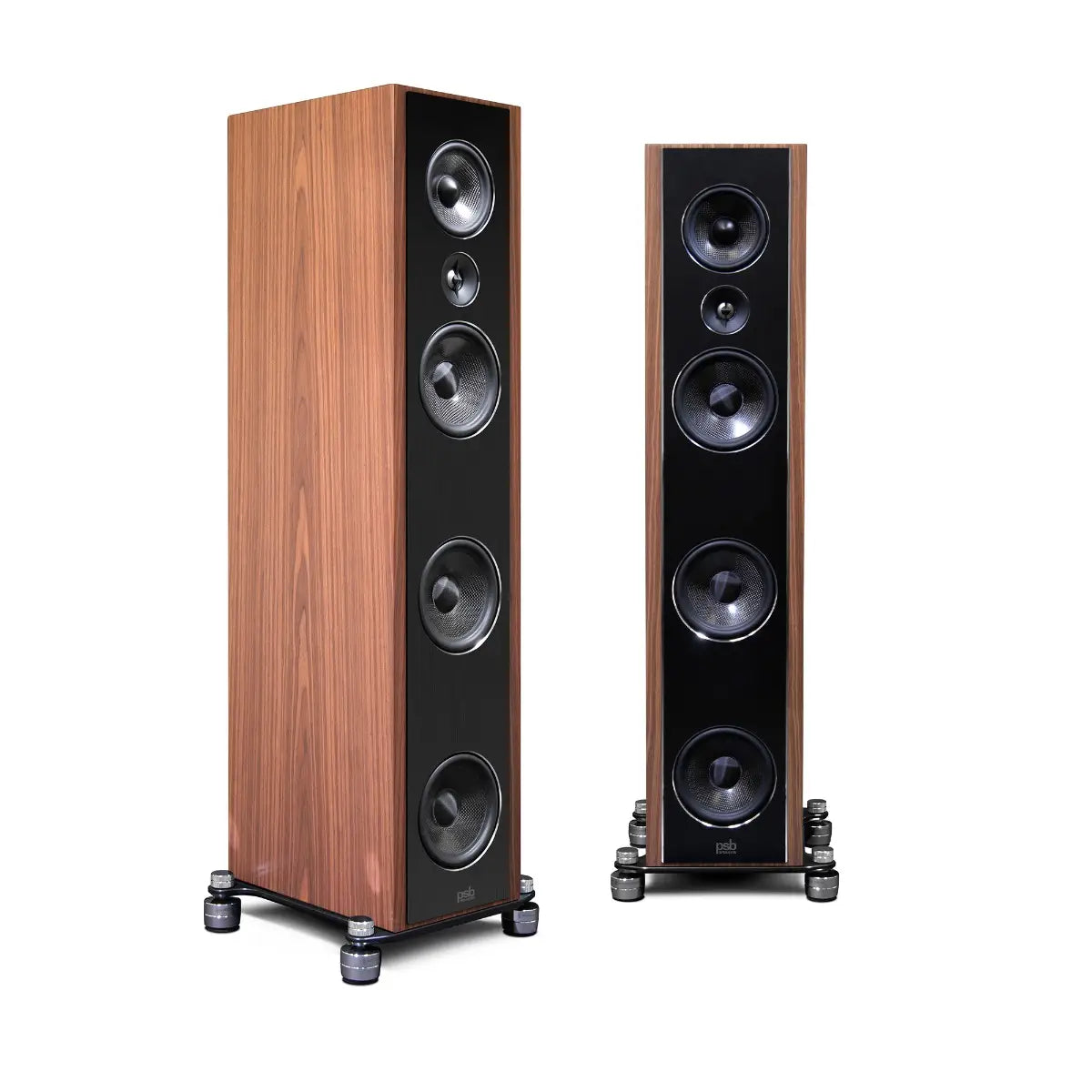 Walnut finished tower Loudspeakers T600